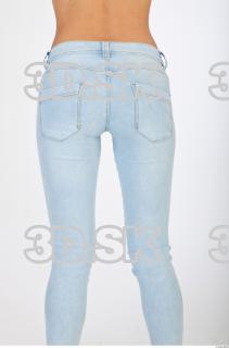 Thigh blue jeans of Molly 0005